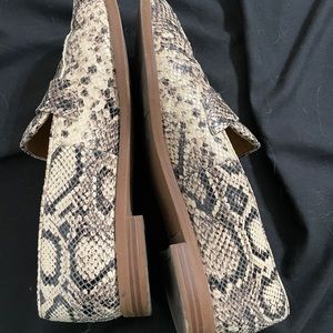 Franco Sarto snake loafers. 8.5